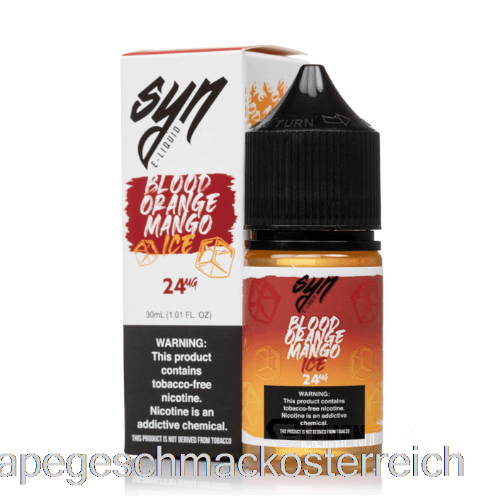 Eisblutorange Mango – Syn-Salze – 30 Ml, 24 Mg Vape-Geschmack